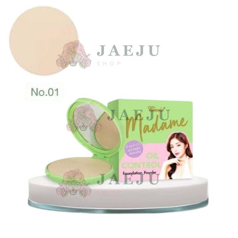 Civic madame oil control foundation powder ซีวิค มาดาม ออยล์พาวเดอร์17g. - เบอร์01