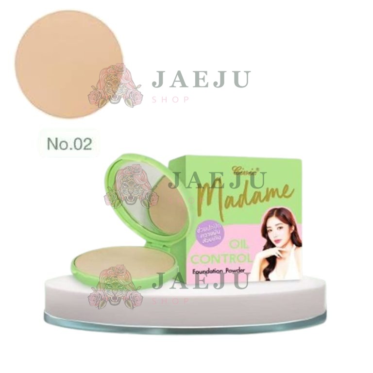 Civic madame oil control foundation powder ซีวิค มาดาม ออยล์พาวเดอร์17g. - เบอร์02