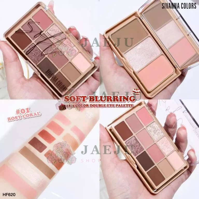 SIVANNA COLORS SOFT BLURRING EYE PALETTE - ROSY CORAL