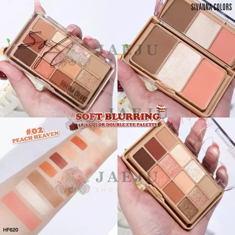 SIVANNA COLORS SOFT BLURRING EYE PALETTE - PEACH HEAVEN