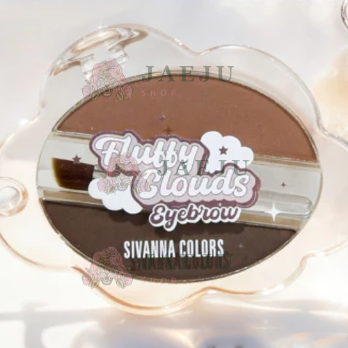 HF236 Sivanna colors fluffy clouds eyebrow ฟลัฟฟิ คลาวส์ อายบราว  0.9gx2 - 02.Natural