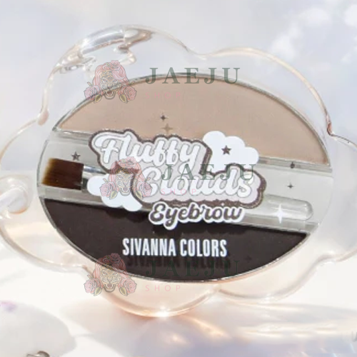 HF236 Sivanna colors fluffy clouds eyebrow ฟลัฟฟิ คลาวส์ อายบราว  0.9gx2 - 03.Dark