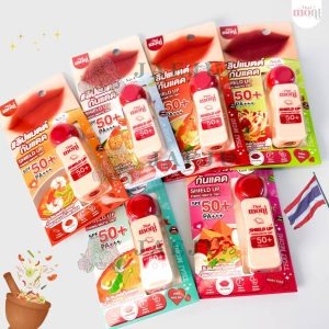 Thai moni shield up matte tint spf50+pa+++ลิปแมตต์กันแดด 2.4g.