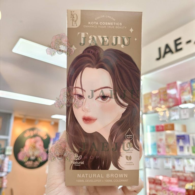 Kota cosmetice  โคทา คอสเมติก คัลเลอร์ ครีม สีผม100ml. - 10.Natural brown