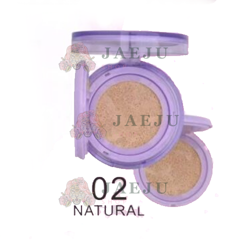 Miss nako air cushion cream มิส นาโกะ แอร์ คูชชั่น ครีม กล่องม่วง 13ml./set - 02.NATURAL