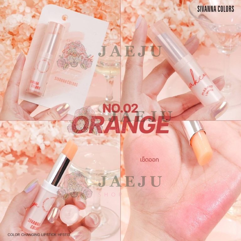 SIVANNA COLORS COLOR CHANGING LIPSTICK - ORANGE