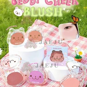 Sivanna colors teddy cheek blush ซีเวนน่า คัลเลอร์ส เท็ดดี้ ชีค บลัช 6เบอร์ 6.5g.