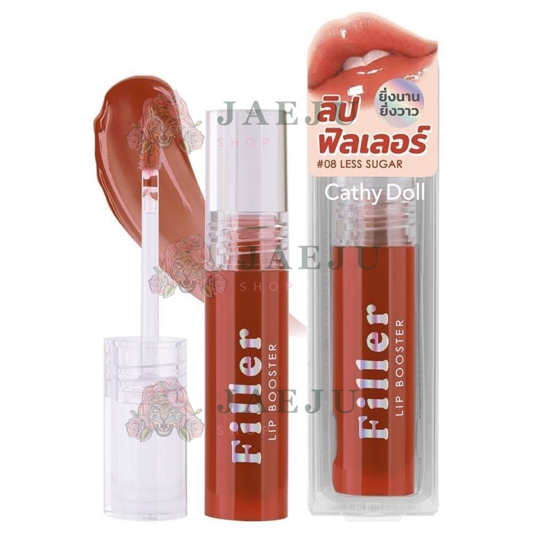Cathy doll filler lip boosterเคที่ดอลล์ ฟิลเลอร์ส ลิป บูสเตอร์ - NO.8less sugar