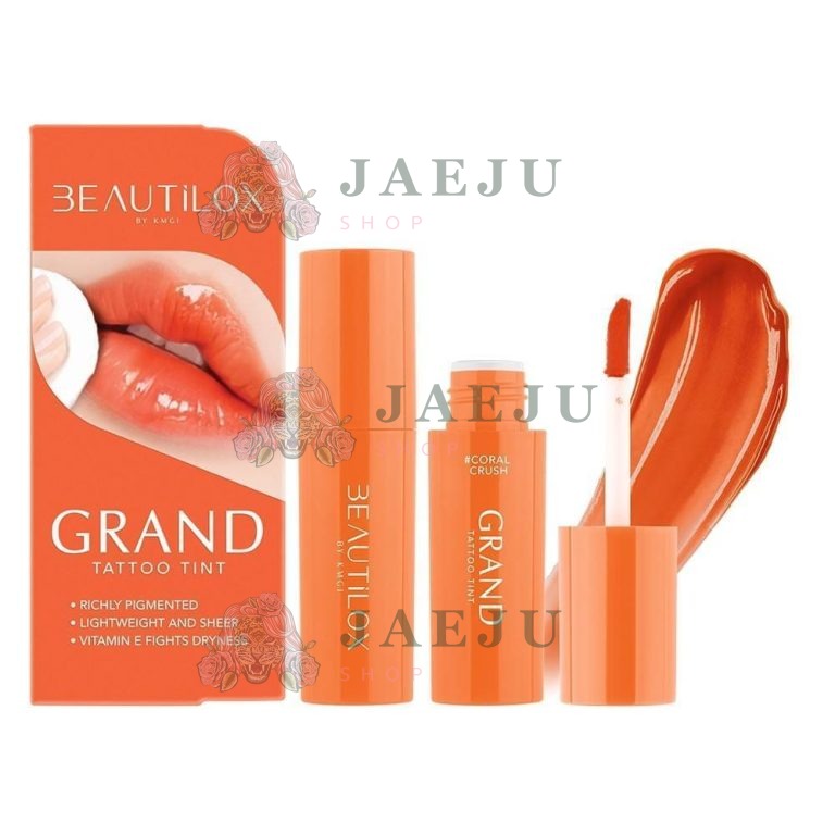 Beautilox grand tattoo tint - coral crush
