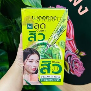 Woonae anti acne serum วูเน่ แอนติ แอคเน่ เซรั่ม 50กรัม*6