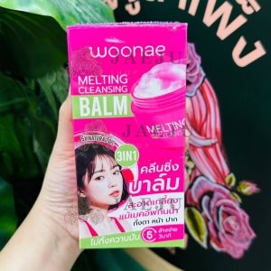 Woonae melting cleansing balm วูเน่ เมลท์ติ้ง คลีนซิ่ง บาล์ม 10กรัม*6กรัม
