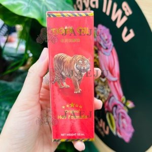 Tiger oil original hot formula น้ำมันนวดเสือกล่องแดง