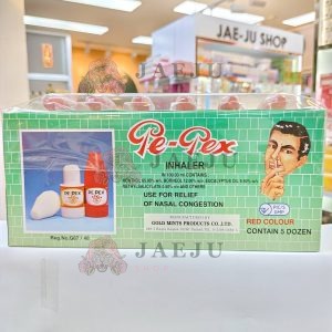 PE-pex inhaler use for relief of nasal congestion ยาดมพีเป๊กซ์ 0.7ccx6pcsx10pack