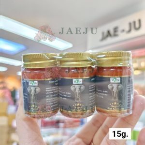 Green seven strong hot balm ginger scent บาล์มช้าง 15gx6pcs