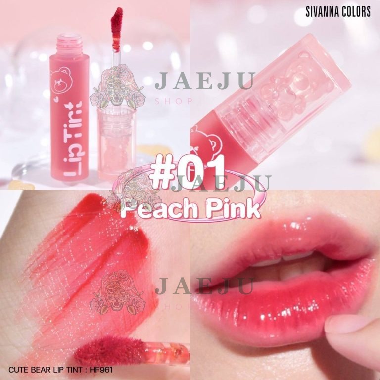 SIVANNA COLORS LIP TINT - Peach Pink