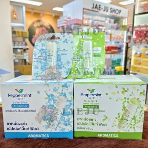 Peppermint Field balm stick ยาหม่องแท่ง เป๊ปเปอร์มิ้นท์ ฟิลด์- box 6gx12pcs