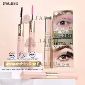 Sivanna colors lash primer x ultra volume 2 in 1 extensions mascara ซีเวนน่า คัลเลอร์ส ลาช ไพรเมอร์ เอ็กซ์ อัลตร้า วอลลุ่ม 2อิน1 เอ้คเทนเชิน มาสคาร่า