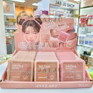 Anylady soft flush ปัดแก้ม 4ช่อง 10gx24pcs