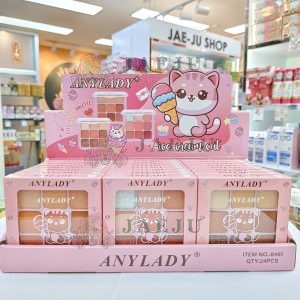 Anylady ice cream eyeshadow palette ทาตา9ช่อง 11g/x24pcs