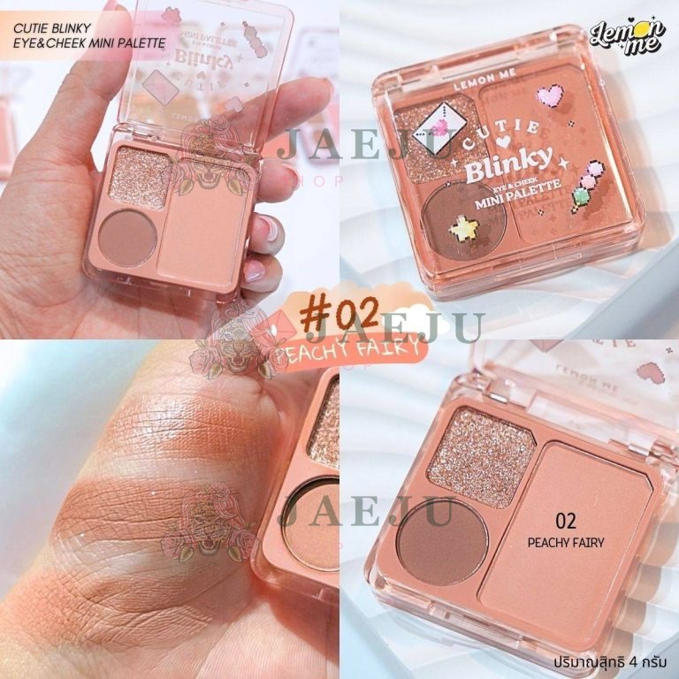 Lemon me cutie blinky eye mini palette - NO.2Peachy Fairy