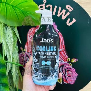 Jabs cooling fresh menthol shower cream แจ๊บส์ คูลลิ่ง เฟรช เมนทอล ครีมอาบน้ำ