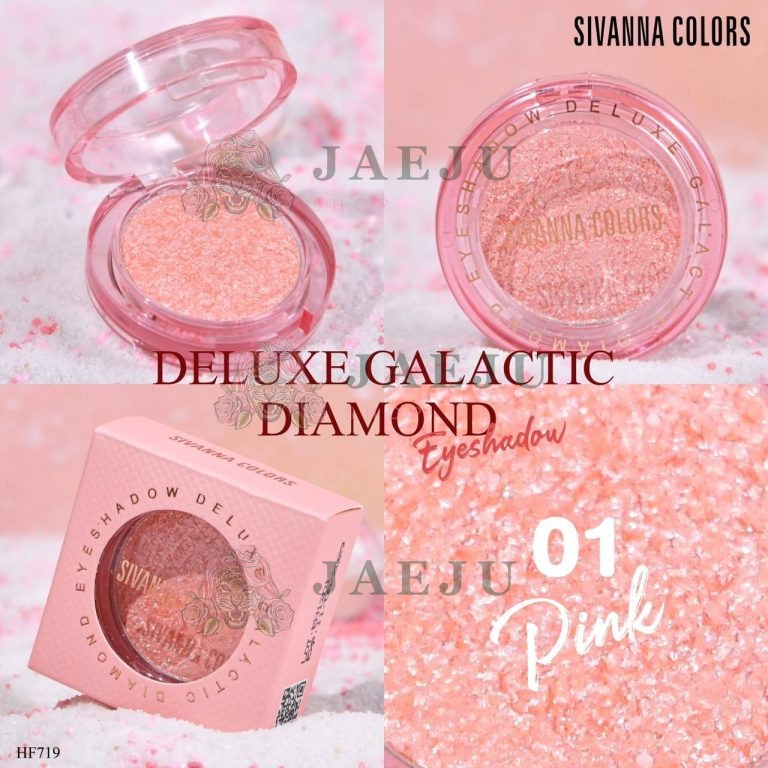 Sivanna colors deluxe gal actic diamond eyeshadow ซีเวนน่า คัลเลอร์ส ดีลักซ์ กาแลคติก ไดมอนด์ อายแชโดว์ - NO.1