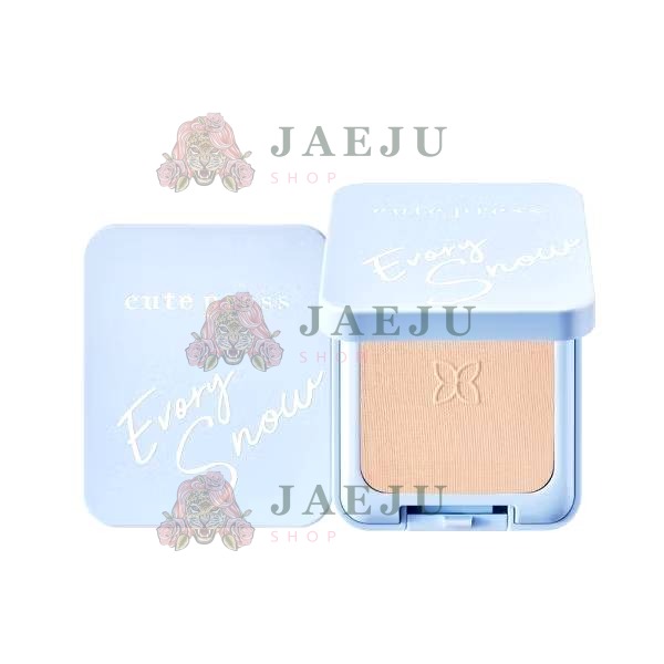 Cute press evory perfect skin plus vitamin e foundation powder - NO.1P1ผิวขาวอมชมพู