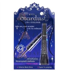 Mistine cat eyes stardust 2in1 eyeliner มิสทิน แคท อายส์ สตาร์ดัสท์ ทู อิน วัน อายไลเนอร์