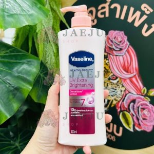 Vaseline healthy bright uv extra brightening glutaglow lotion วาสลีน เฮลธี้ ไบร์ท ยูวี เอ็กซ์ตร้า ไบร์ทเทนนิ่ง กลูต้าโกลว์โลชั่น
