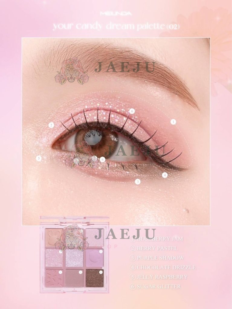 MEILINDA YOUR CANDY DREAM PALETTE - CANDY FLOSS