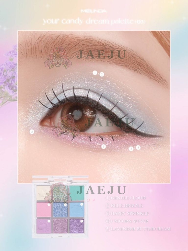 MEILINDA YOUR CANDY DREAM PALETTE - SUGAR RAINBOW