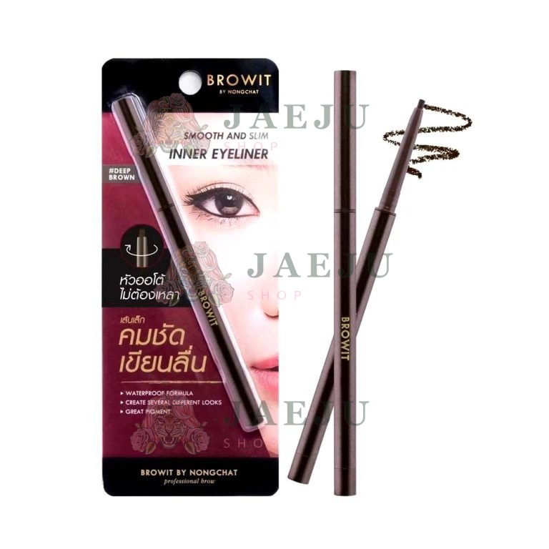 BROWIT SMOOTH AND SLIM INNER EYELINER - #Deep Brown