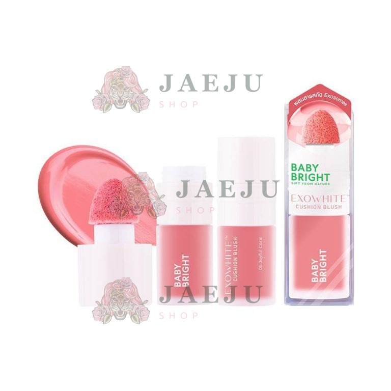 Baby bright exowhite cushion blush - NO.5Joyfuf Coral