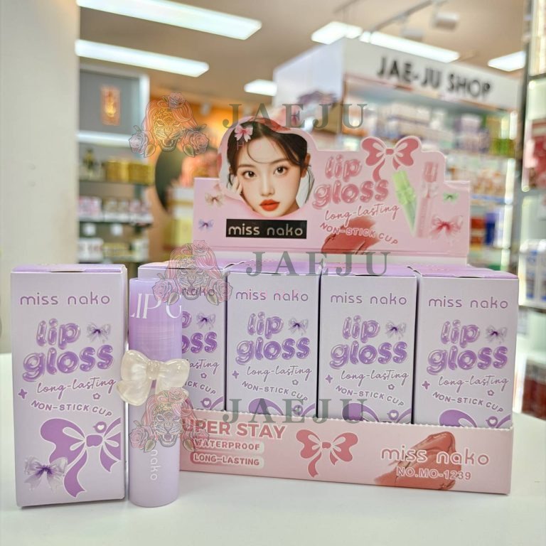 Miss nako lip gloss มิส นาโกะ ลิป กลอส 4สี 2.8ml. - 03.Purple