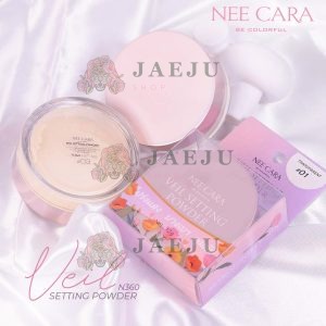 Nee cara veil setting powder นีคาร่า บีคัลเลอร์ฟูล เวล เซ็ตติ้ง พาวเดอร์ แป้งฝุ่นโปร่งแสง