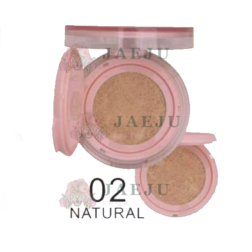 Miss nako air cushion cream มิส นาโกะ แอร์ คูชชั่น ครีม กล่องชมพู 13ml./set - 02.NATURAL