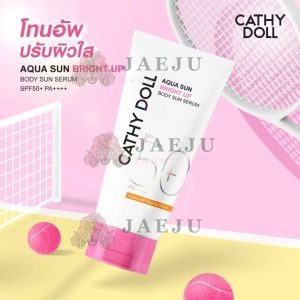 Cathy doll aqua bright up body sun serumspf50+pa+++ 140ml.(Pink)