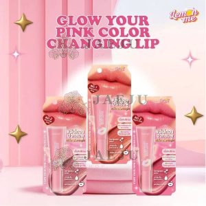 Lemon me glow your pink color changing lip เลม่อน มี โกล์ว ยัวร์ พิงค์ คัลเลอร์ เชนจิ้ง 10g.