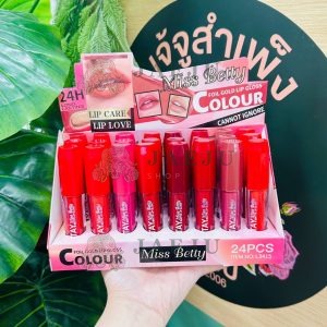 Miss betty foil gold lip gloss colour มิสบิวตี้ลิปกลอส