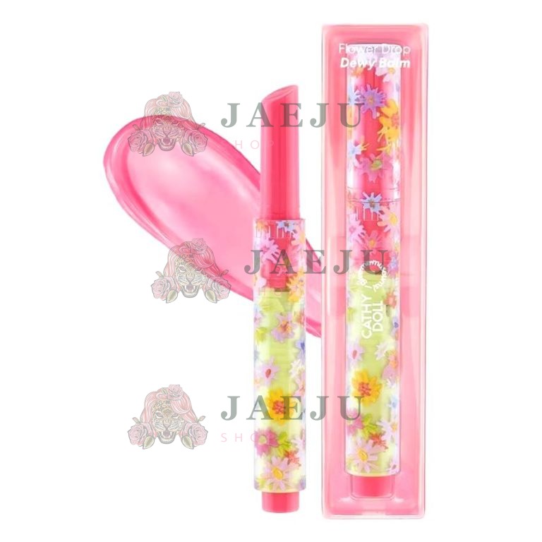 Cathy doll give me museums flower drop dewy balm เคที่ดอลล์ กิฟมีมิวเชียม ฟลาวเวอร์ดรอปดิวอี้บาล์ม - NO.3Rose