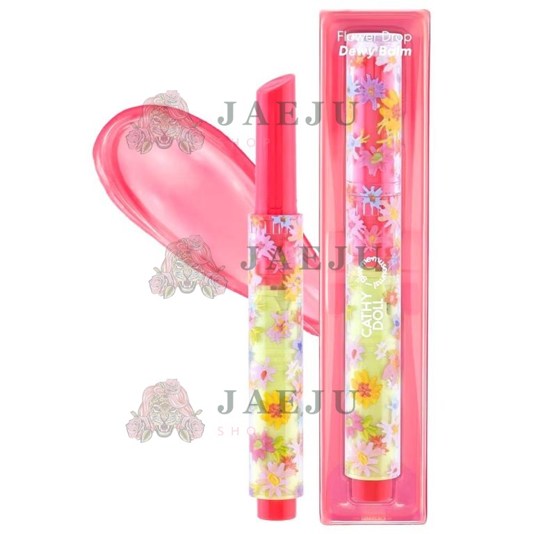 Cathy doll give me museums flower drop dewy balm เคที่ดอลล์ กิฟมีมิวเชียม ฟลาวเวอร์ดรอปดิวอี้บาล์ม - NO.6Poppy