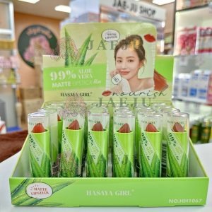 NO.HH1067 Hasaya girl 99% aloe vera matte lipstick 3.8gx24pcs