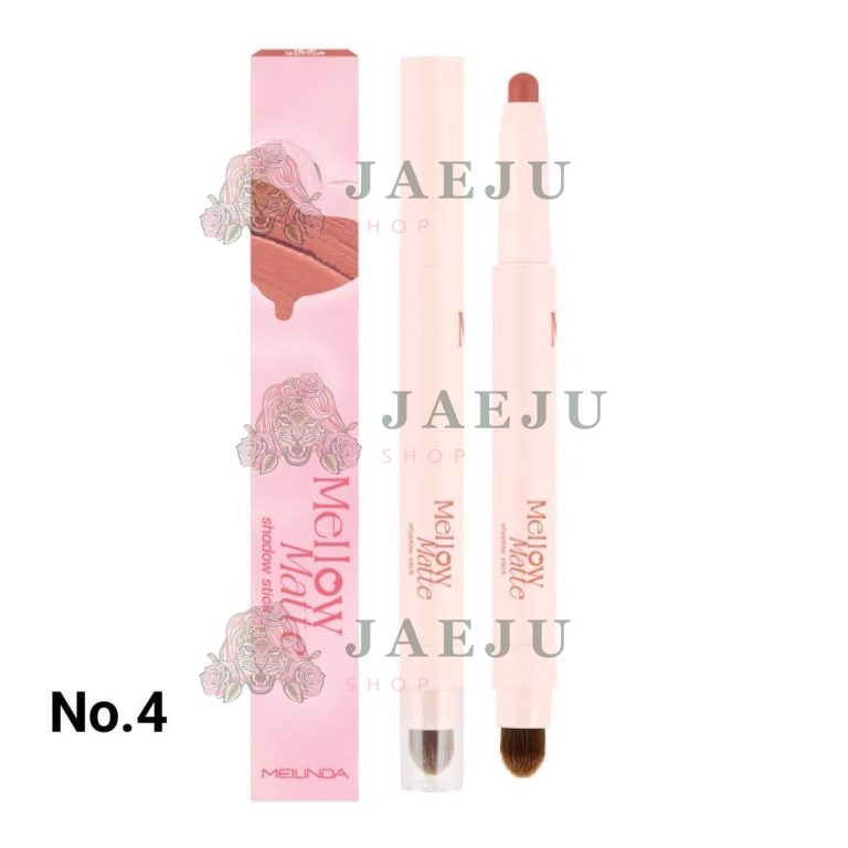 Meilinda mellow matte shadow stick เมลินดา เบลโล่ แมทท์ ชาโดว์ สติ๊ก - NO.4Maple Syrup