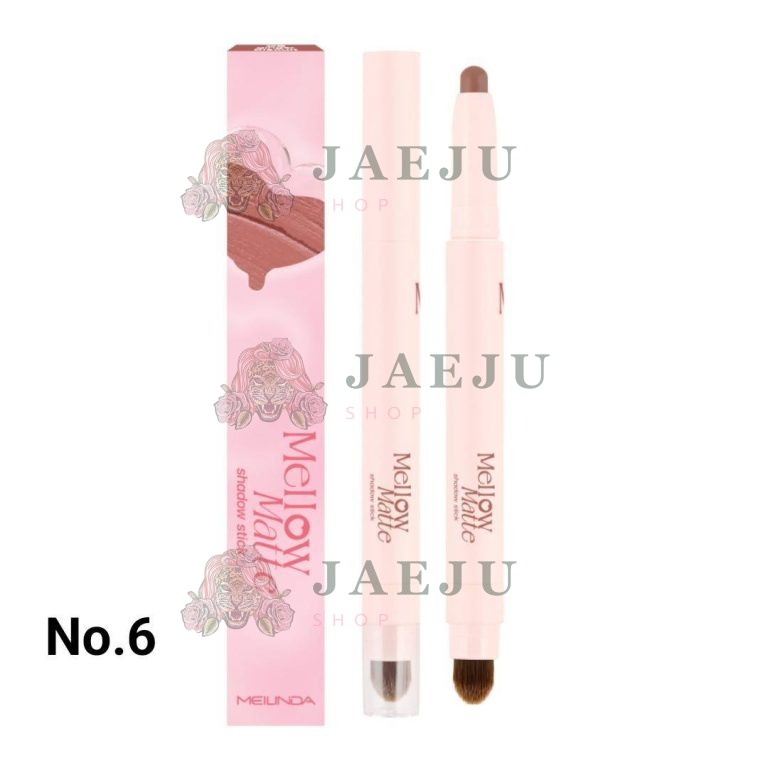 Meilinda mellow matte shadow stick เมลินดา เบลโล่ แมทท์ ชาโดว์ สติ๊ก - NO.6Ginger Biscuit