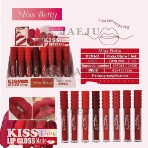 Miss betty kiss lip gloss มิสบิวตี้ คิสลิปกลอส