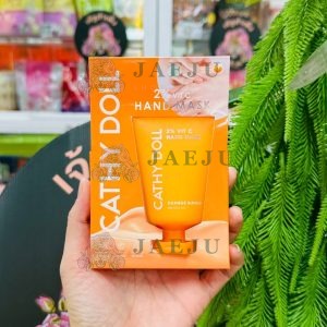 Cathy doll 2% vit c hand mask orange bingsu เคที่ดอลล์ ทูเปอร์เซ็นต์วิตซีแฮนด์มาส์ก#ออเร้นจ์บิงซู