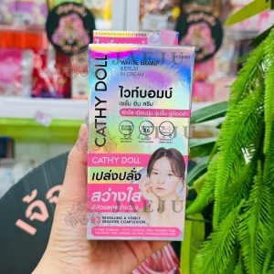 Cathy doll white bomb serum in cream 5% niacinamide เคที่ดอลล์ ไวท์ บอมบ์ เซรั่ม อิน ครีม ไฟฟ์ เปอร์เซ็นต์ ไนอาซินาไมด์