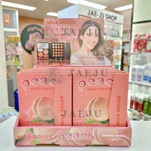 MC 5011 MILA COLOR peach sweet palette มิลา คัลเลอร์ พีช สวีท พาเลท 12pcs