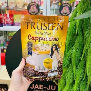 TRUESLEN​ coffee​ cappuccino​17g​x​8 sachets ทรูสเลน คอฟฟี่พลัส คาปูชิโน่