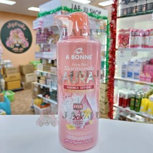 A bonne dewy hya niacinamide aura essence lotion เอ บอนเน่ ดิวอี้ ไฮยา ไนอะซินาไมด์ ออร่า เอสเซ้นซ์ โลชั่น 500ml.